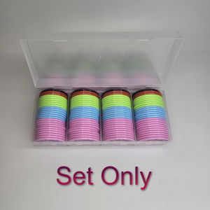 【SG Stock - 37mm】Mahjong Chips set / 100pcs / Colourful / Plastic / Long Lasting / Come With 4 Rows Case【Ship Out 24Hrs】