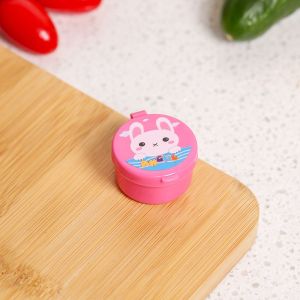 Botol Saus Bento/Botol Saos Tomat Sambal Anak/Wadah Tempat Saus Bekal/tempat saus saos bulat lucu warna
