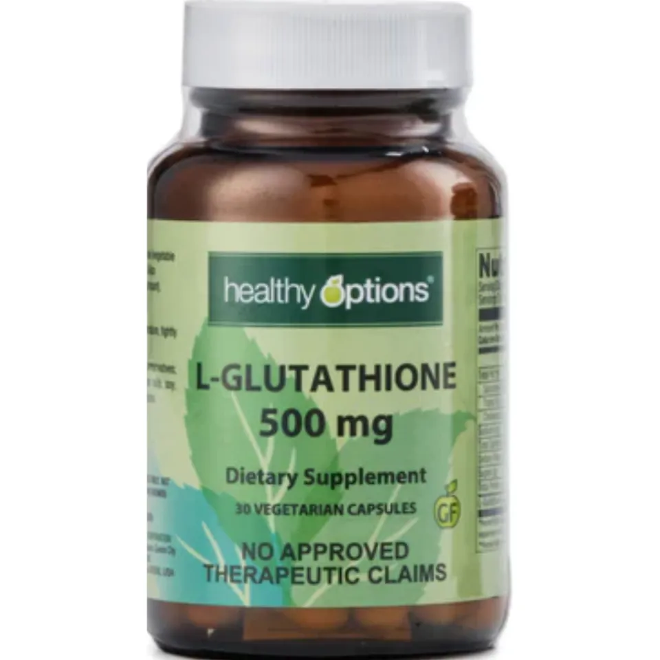 Healthy Options L-Glutathione 500mg 30 Capsules
