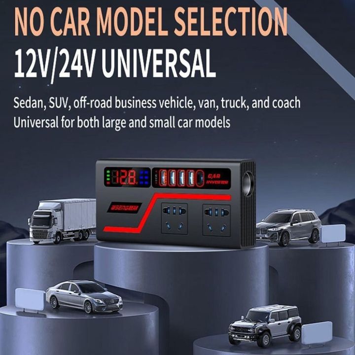 BESTIT%20Universal%20Car%20Inverter%20200W%20High%20Power%20DC%2012V/24V%20To%20220V%20Car%20Converter%20Socket%20Portable%20Multifunction%20Automotive%20Charger%20Inverter%20-%20Image%208