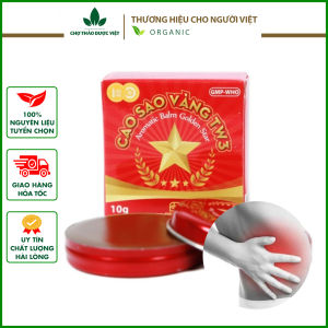 Cao sao vàng 10g TW3 dầu cù là sao vàng hỗ trợ giảm nhức đầu say xe đau bụng