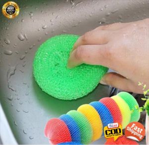Spons Cuci Sabut Nylon Donat Alat Cuci Piring Perabotan Dapur Magic Scourer
