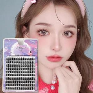 【TERSEDIA & COD】 10 Baris/Kotak Bulu Mata Palsu Lonjakan Gandum Setan Kecil Bulu Mata Manga Tebal Alami Riasan Profesional Bulu Mata Cangkok Individu Untuk Ekstensi Bulu Mata
