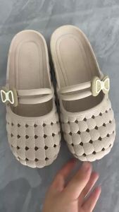 [Free Shipping] 2025 Summer New Style Clog Sandals for Women Non-Slip Cute Casual Suitable for Home and Outdoor Wear Soft Sole Breathable for Bathroom Use