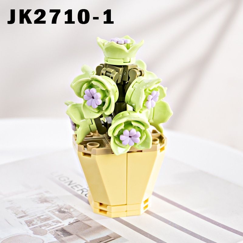 ALX MALAYSIA Mini Succulent Bonsai Building Blocks, Tiny Flower Brick Model Desktop Decoration Creative Birthday Gift Toy
_voghion.com