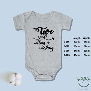 Bộ đồ liền thân kỷ niệm tháng tuổi cho bé gái bộ đồ sinh nhật kỷ niệm quần áo trẻ em sáng tạo màu xám