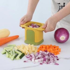 French fries cutterPotato Slicer Fruit Vegetable Chipper Convenient Home Kitchenware 薯条切片机胡萝卜黄瓜洋葱切丁器小工具
