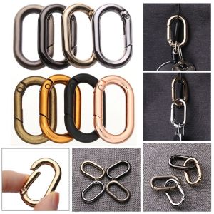 BETTERFORM Zinc Alloy Plated Camping Hiking Snap Bottle Hooks Spring Oval Rings Bag Belt Buckles Outdoor Carabiner Handbags Clips