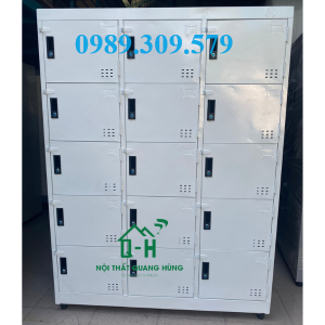 TỦ HỒ SƠ LOCKER 15 CỬA TĨNH ĐIỆN ĐỰNG TÀI LIỆU ĐỒ CÁ NHÂN VĂN PHÒNG HCM
