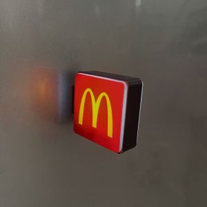 LUSIT Plastic ic Fridge Stickers ic Luminous Luminous Light Boxes Display Board Home Decorative Ornaments Convenience Store