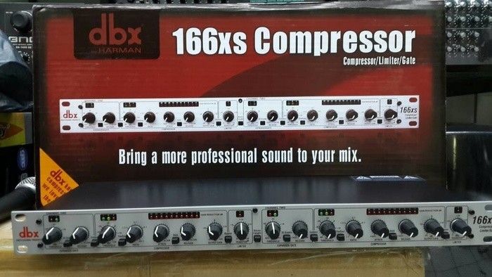 dbx 166 コンプレッサー 2ch ディービーエックス 音響機材 ジャンク