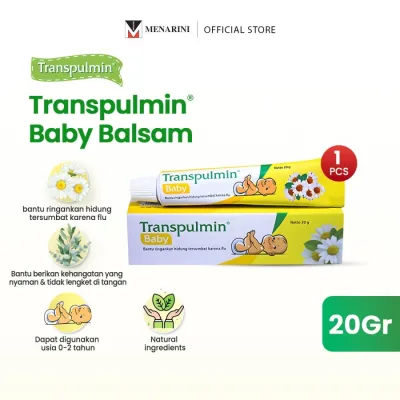 Makassar ! Transpulmin Baby Bantu Ringankan Hidung Tersumbat Flu Bayi 20 Gr