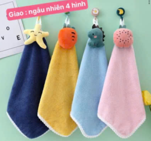 🍁 Khăn Lau Tay cotton hình Bé Thỏ dễ thương 🍁