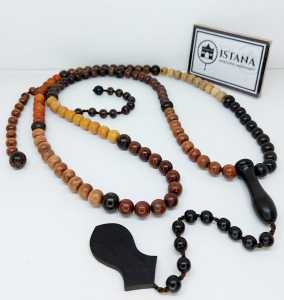 tasbih 15 jenis kayu bertuah size 10 mm terbaru
