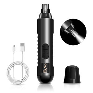 เครื่องเจียรเล็บแบบหมาอิเล็กทรอนิกส์เครื่องบดคีมตัดแบบชาร์จไฟได้3สปีดเครื่องตัดคีมตัดไม่เจ็บคีมตัดที่ขัดเล็บสำหรับขนาดกลางขนาดเล็กใหญ่สุนัขและแมวเงียบอุ้งเท้าสัตว์เลี้ยงการดูแลและทำให้เรียบ