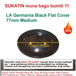 EVG replacement Burner Flat Cap Cover for LA Germania Gas Range Stove 77mm Medium / 91mm Large