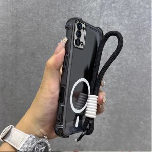 เคสสำหรับ OPPO RENO 5 5g oppo RENO 4 4g reno5 5g เคสศัพท์ เคสนิ่ม ซิลิโคนกันกระแทก ดีไซน์ใหม่สวยงาม แม่เหล็กไร้สายพร้อมสายคล้อง SJSTBSWX01