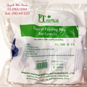 [HCM]Túi truyền cà phê súc ruột - coffee enema Gerson túi cho ăn (Tặng kèm 01 dây truyền y tế nhựa trong cao cấp)