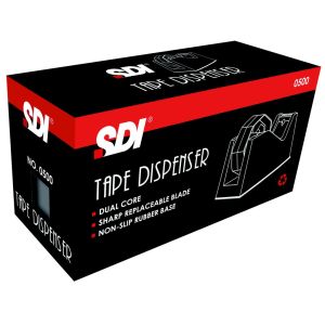 Bàn cắt băng keocắt băng dính để bàn 2 lõi 0500 chính hãng SDI cho băng keo 1cm-3cmnhựa cao cấplưỡi cắt siêu bén