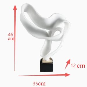 xpkQ Resin Sculptures Modern Geometric Desktop Ornaments Living Room TV Cabinet Accessories Art Creative Aesthetic Room Decorations N7Y3P
