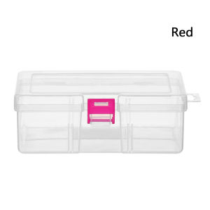 P-CUTE 16.311.85.8cm Component Tools Case Screw Sewing Boxes Plastic Container Box Jewelry Display Practical Toolbox Screw Storage Cases