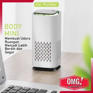 SMART AIR PURIFIER MINI MOBIL KAMAR PORTABLE Penyaring Udara Ruangan Filter HEPA Sterilizer USB
