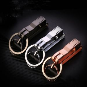 OQEWPI ยอดเยี่ยมมากๆ สร้างสรรค์และสร้างสรรค์ ของขวัญสำหรับเด็ก คีย์-คลิป เข็มขัดคลิปกุญแจ หัวเข็มขัดป้องกันการสูญหาย สังกะสีอัลลอยด์ คลิปรักษาความปลอดภัย คลิปเข็มขัดเอว ที่วางกุญแจ พวงกุญแจแบบห้อย พวงกุญแจรูปกุญแจ