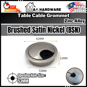 Cable Hole Cover Zinc Alloy Round Table Wire Hole Covers Outlet Port Computer Desk Grommet Holder