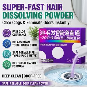 Powerful Drain Cleaner & Pipe Unblocker For Hair Removal Effective Pipe Cleaning Solution