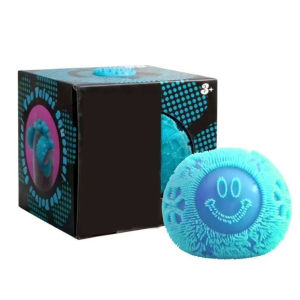 SG【READY STOCK】Nee Doh Fuzz Ball – Sensory Toy with a Velvet Texture and Soft Cloud Squish – Wavy Pattern – Ages 3