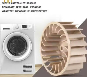 Quạt mô tơ máy sấy ĐK: 189cm Dày: 75cm Lỗ 8mm (Lỗ có gai vặn)