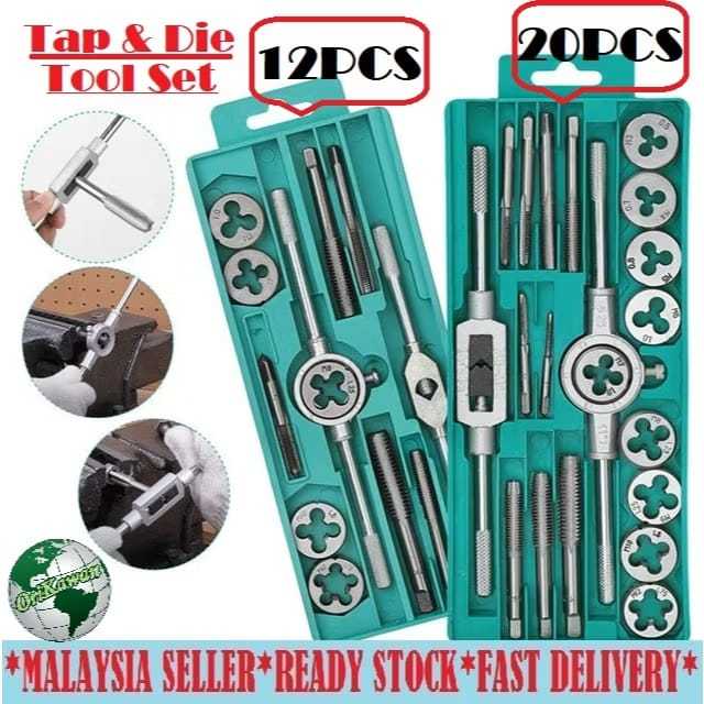 1pc HSS 1/2-12 Plug Left Tap and 1pc 1/2-12 Left Die Threading Tool 1pc HSS 1/2-12 Plug Left Tap and 1pc 1/2-12 Left Die Threading Tool