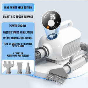 Pet Power Hair Dryer For Dogs Pet Dog Cat Grooming Blower Warm Wind Fast Blow-dryer