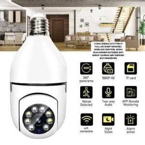 V108 CAMERA CCTV KAMERA E27 LAMPU REKAM PEREKAM GAMBAR DVR MICRO SD CARD PRO IP FULL HD 1080P NIRKAB