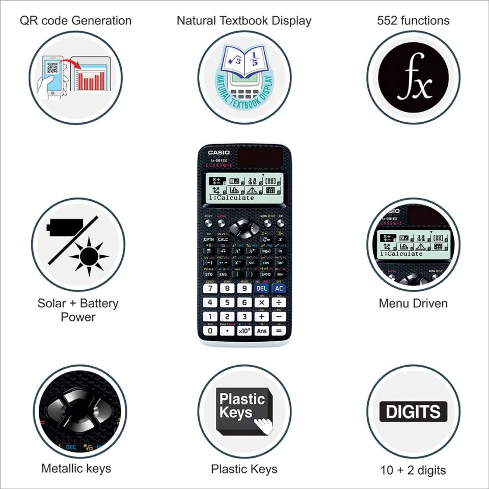 Buy 1 take 1)Scientific calculator Casio Scientific Calculator Original  FX-991ES Plus Calculators New Edition-2 Heavy Duty FX991ES Plus Suitable  for Professional Use by Students Genuine and Original