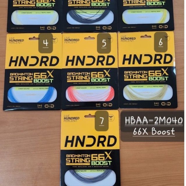 Senar Badminton HNDRD 66X BOOST 66 X HUNDRED Original | Lazada Indonesia