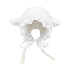 Soft Lamb Ears Hat Autumn And Winter Ruffles Cosplayed Hat Winter Picture Props Warm Earflap Caps Ear-Protection