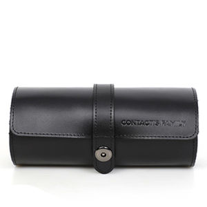 *พร้อมส่ง*หนังแท้ กล่องใส่นาฬิกาพกพา 3 เรือน(หนังวัว+ในวัสดุหนังไมโครไฟเบอร์)กล่องนาฬิกา กระเป๋าใส่นาฬิกา หนังม้าบ้า