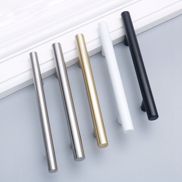 Nordic Cabinet Door Aluminum Alloy Handle White American Stainless Steel Drawer Handles Lazada