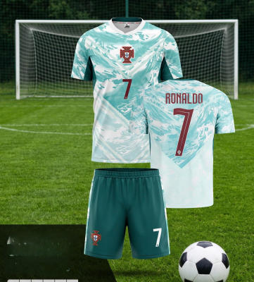 Áo Bóng Đá Đội Tuyển Bồ Đào Nha Ronaldo số 7 Ngọc - Áo Thể Thao Thun Mè Mát Mẻ