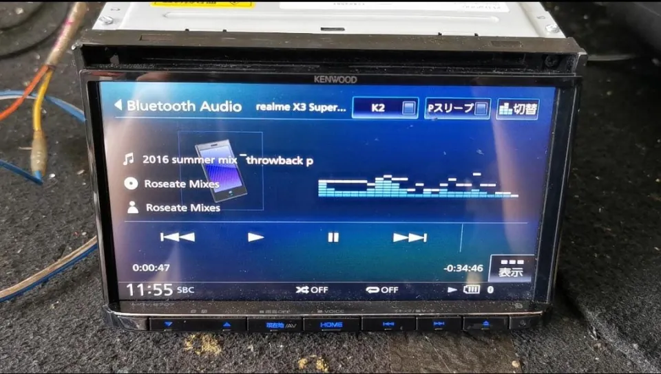 Kenwood MDV-S707 Double Din CD DVD SD Bluetooth Car Audio Player ...