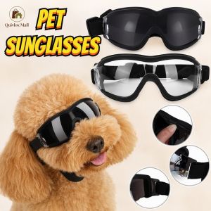 Adjustable Pet Dog Goggles Anti Uv Sunglasses Eye Protection Waterproof Windproof Puppy Glasses For Outdoor Swimming Skiing