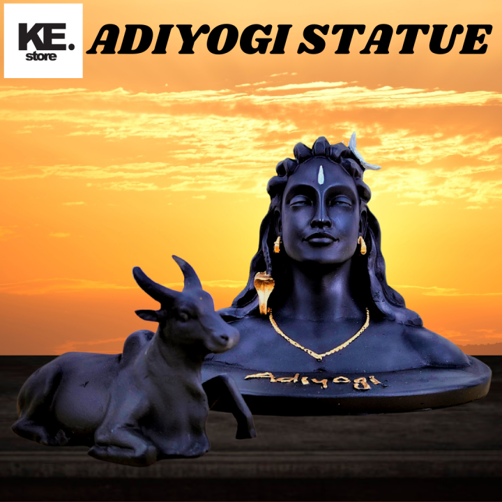 Lord Adiyogi Statue/White Adiyogi Statue/Hindu Goddess SHIVA Statue
