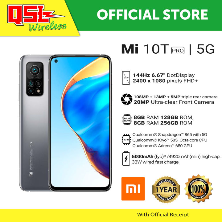 Xiaomi Mi 10T Pro 8GB RAM 128GB ROMブラック Xiaomi Mi 10T Pro 8GB RAM 128GB ROMブラック