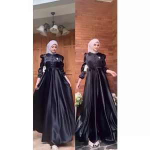 BEST SELLER Ariel Dress Silk Brukat Premium Terbaru 2024 Dress Muslim Pesta Gamis Kondangan Wanita