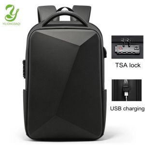YILIONGDAQIแล็ปท็อปกระเป๋าเป้สะพายหลังAnti-Theftเป้โรงเรียนกันน้ำUSBชาร์จผู้ชายกระเป๋าเดินทางสำหรับธุรกิจกระเป๋าเป้สะพายหลัง