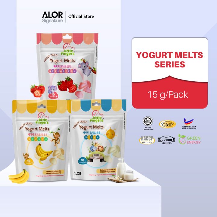 ALOR Little Fingers: Assorted Selection of Freeze Dried Yogurt Melts ...