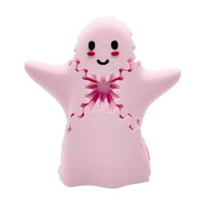 YOUSHI TOP Collectible Figurines 3D Printed Ghost Gear Cube Plastics Ghost Gear Spin Gear Toy Halloween Decoration Sensory Toy Fidget Rotating Toy Desk Toys