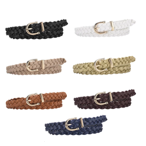 Elegant Khaki Skinny Belt Stylish Outfits for Fashion Trendsetting Everyday Wear Skinny Waistband