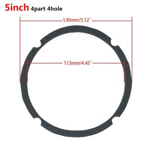 CHUN053634 1Pcs 4 lỗ 8 lỗ Miếng đệm xốp cho loa woofer Tự làm 4/5/6.5/8/10/12/15/18 inch Miếng bọt biển bọc loa EVA Vòng đệm Phụ Kiện Sửa Chữa Loa